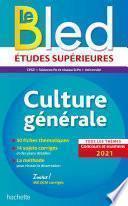 Bled Culture générale, examens et concours 2021