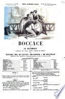 Boccace ou le decameron comedie en 5 actes, melee de chaut par --- (etc.)