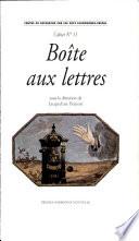 Boîte aux lettres