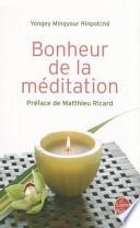 Bonheur de la méditation