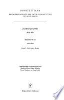 Bonstettiana: Teilbd. 1. 1805-1808