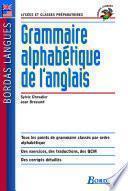 Bordas langues - Grammaire alphabétique de l'Anglais