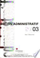 Bottin administratif