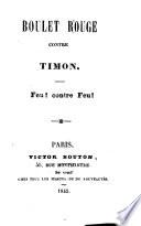 Boulet rouge contre Timon