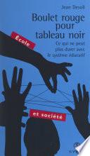 Boulet rouge pour tableau noir