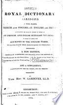 Boyer's Royal Dictionary Abridged