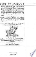 Bref et sommaire recueil de ce qui a este faict et de l'ordre tenue a la joyeuse ...