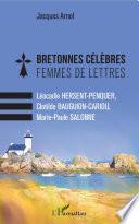 Bretonnes célèbres Femmes de lettres