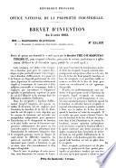 Brevet d'invention
