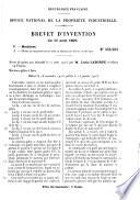 Brevet d'invention