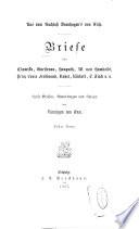 Briefe von Chamisso, Gneisenau, Hangwitz, W. von Humboldt, Prinz Louis Ferdinand, Rahel Rückert, L. Tieck u. a