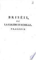 Briséis, ou La colère d'Achille