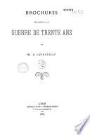 Brochures relatives à la guerre de 30 ans