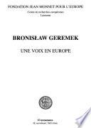 Bronislaw Geremek