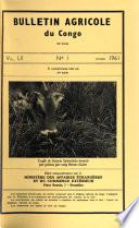 Bulletin agricole du Congo