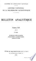 Bulletin analytique