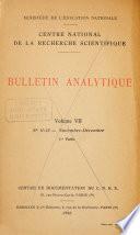 Bulletin analytique