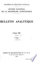 Bulletin analytique