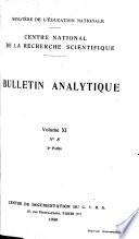 Bulletin analytique