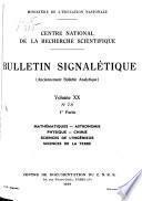 Bulletin analytique