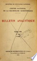 Bulletin analytique