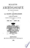 Bulletin archéologique et historique de la Société archéologique de Tarn-et-Garonne