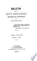 Bulletin archéologique, historique et scientifique