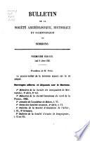 Bulletin archéologique, historique et scientifique