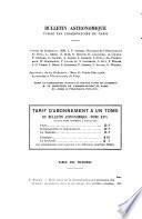Bulletin astronomique