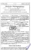 Bulletin bibliographique de Hector Bossange, libraire et commissionnaire pour l'exportation