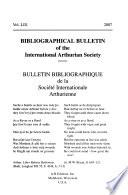 Bulletin bibliographique de la Société internationale arthurienne
