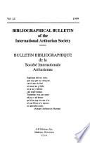 Bulletin bibliographique de la Société internationale arthurienne