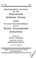 Bulletin bibliographique de la Société internationale arthurienne