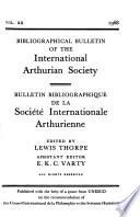 Bulletin bibliographique de la Société internationale arthurienne