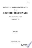 Bulletin bibliographique de la Société Rencesvals