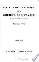 Bulletin bibliographique