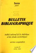 Bulletin bibliographique - Institut national de la statistique et des études économiques