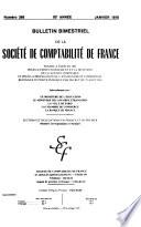 Bulletin bimestriel de la Société de comptabilité de France