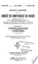 Bulletin bimestriel de la Société de comptabilité de France