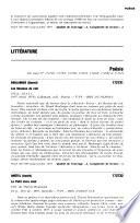 Bulletin critique du livre français
