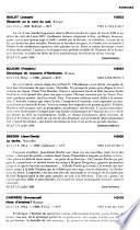 Bulletin critique du livre français