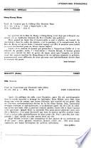 Bulletin critique du livre français