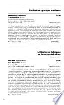 Bulletin critique du livre français