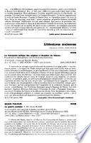 Bulletin critique du livre français