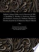 Bulletin Critique Publie Sous La Direction de MM. A. Baudrillart, E. Beurlier. L. Duchesne, Member de L'Institut L. Lescoeur, H. Thedenat, Membre de L'Institut Secretair de La Redaction Marcel Thibault