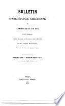 Bulletin d'archeologie chretienne de M. le commandeur J.B. de'Rossi