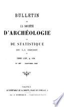 Bulletin d'archéologie et de statistique de la Drôme