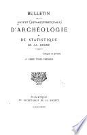Bulletin d'archéologie et de statistique de la Drôme