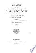 Bulletin d'archéologie et de statistique de la Drôme