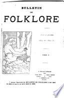 Bulletin de folklore